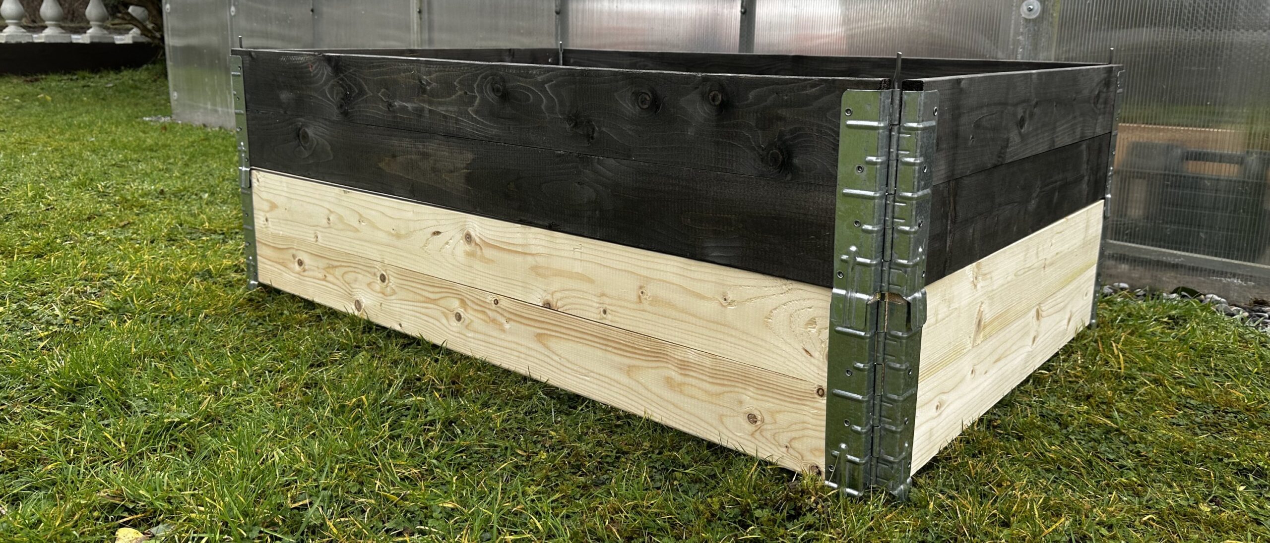 Treated Wooden Raised Bed - Image 4