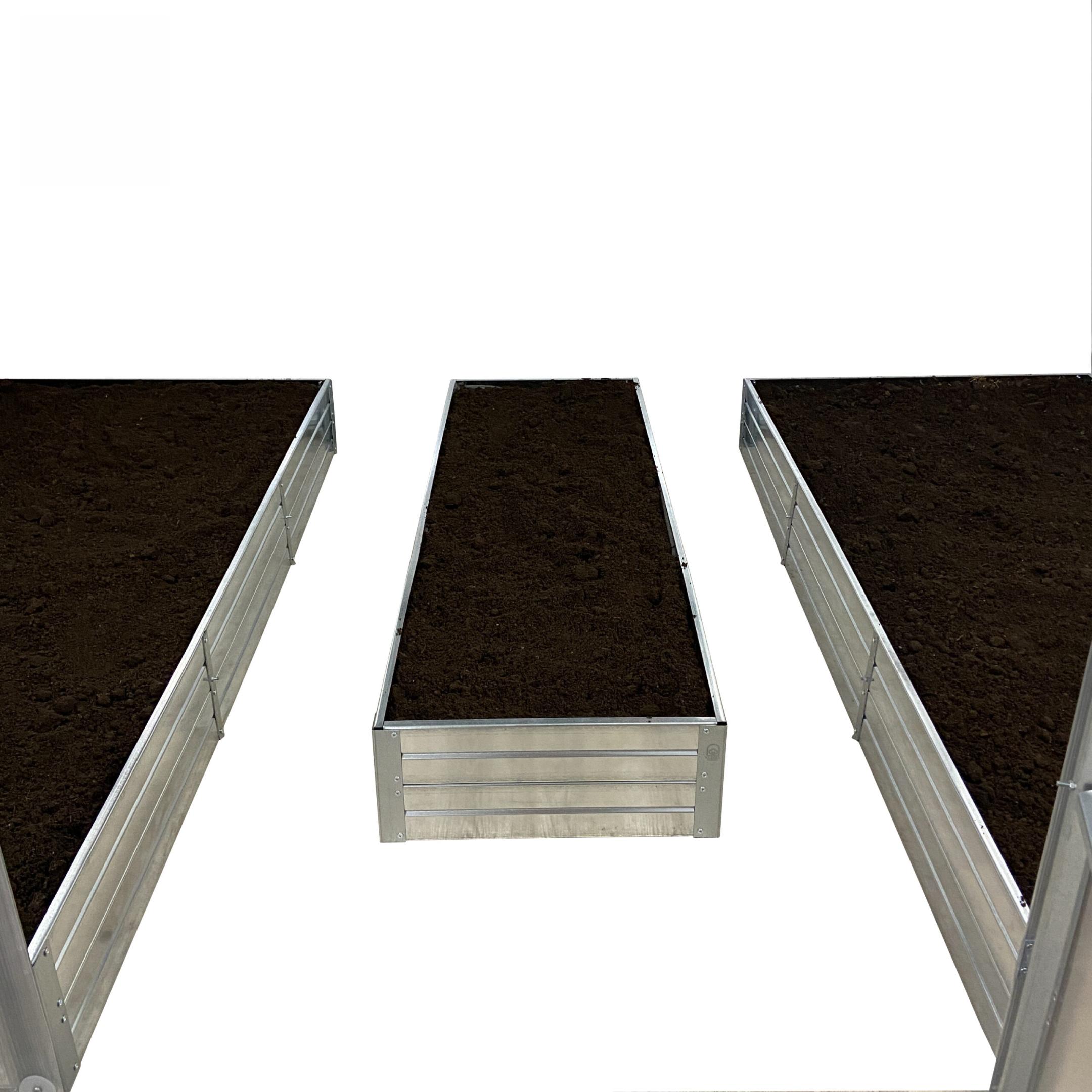 Raised Bed 1500x500x200mm, Galvanized - Image 2