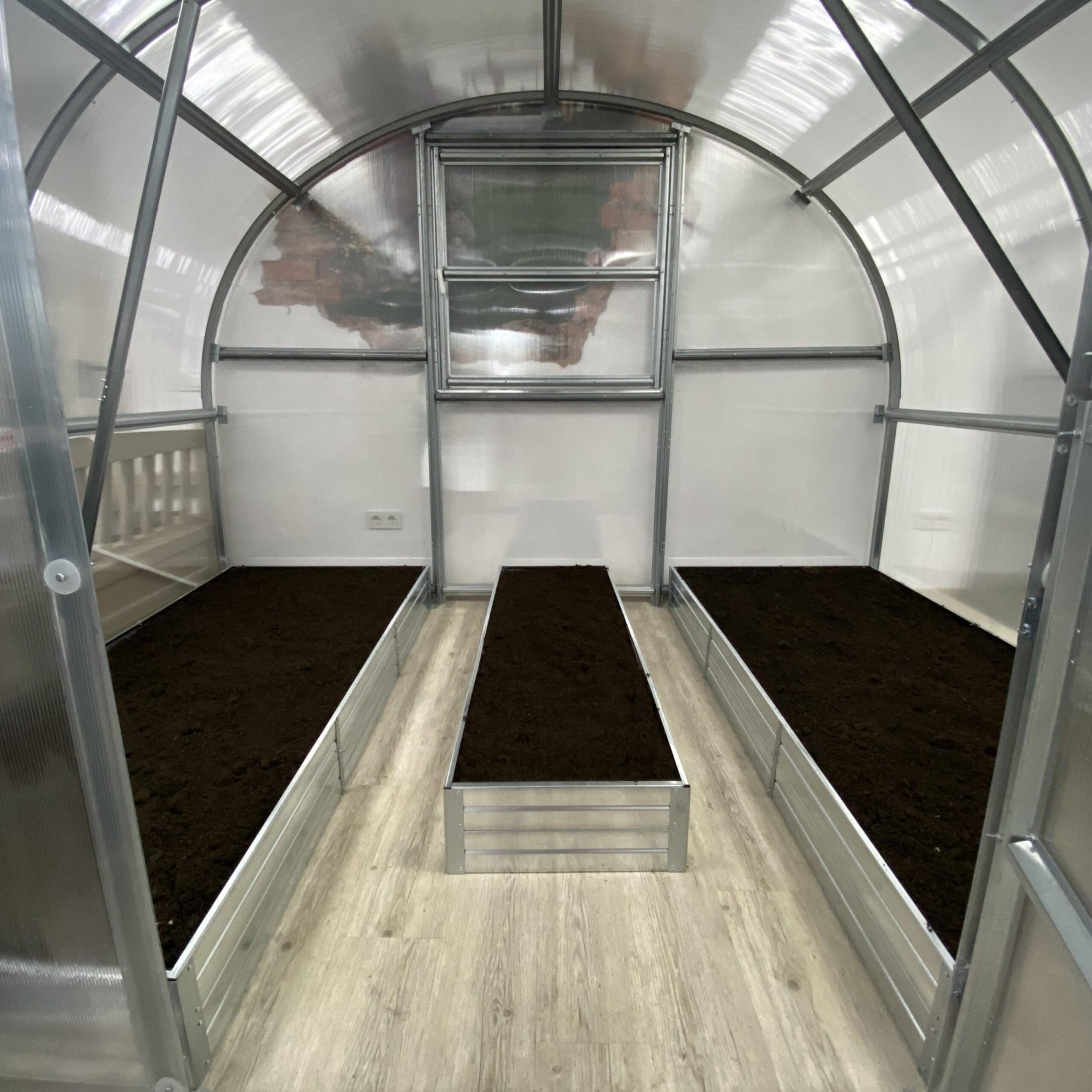 Raised Bed 1500x500x200mm, Galvanized