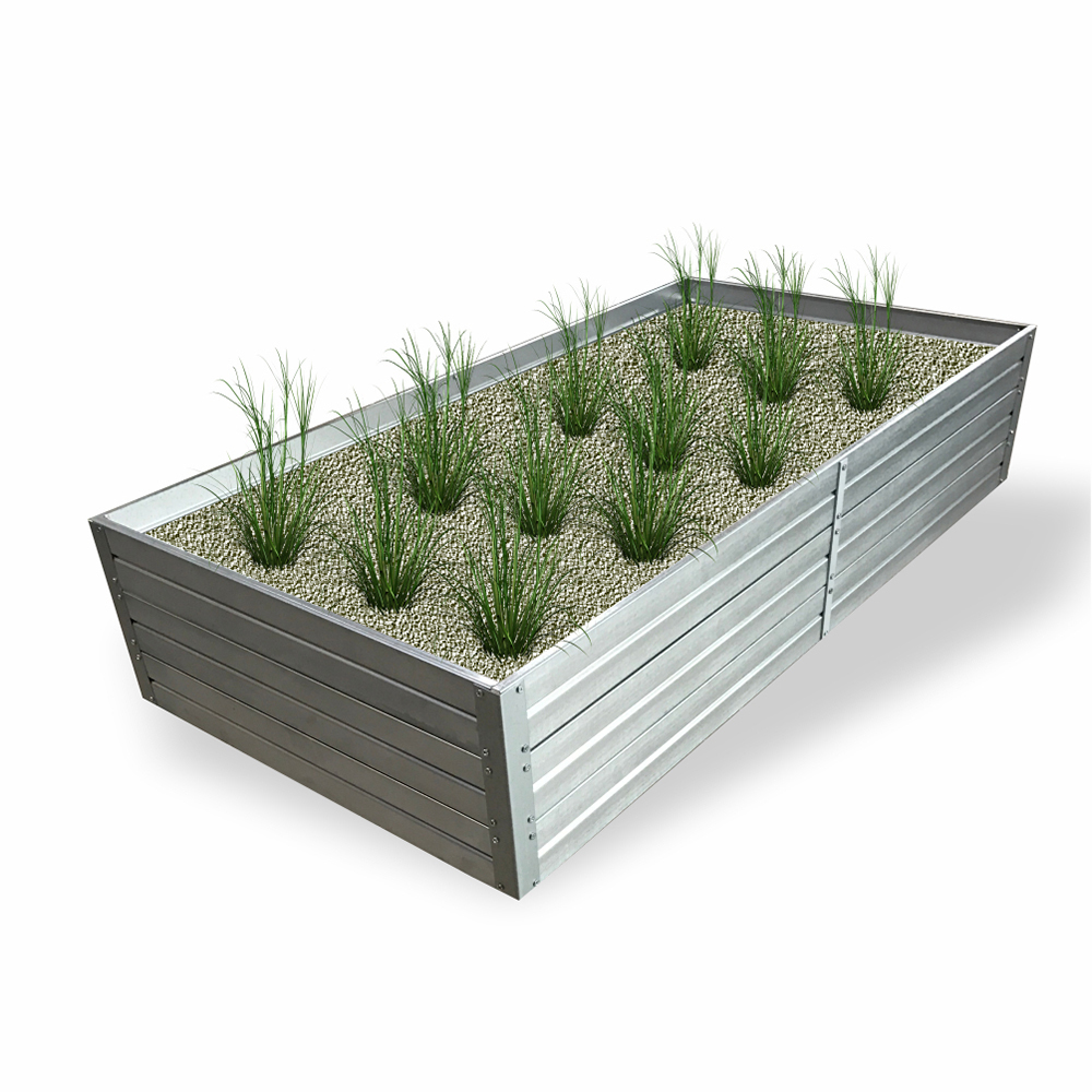 Raised Bed 1500x750x300mm, Galvanized - Image 3