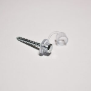 50mm Wood Screws with Silicone Gaskets for Polycarbonate (50 pcs)