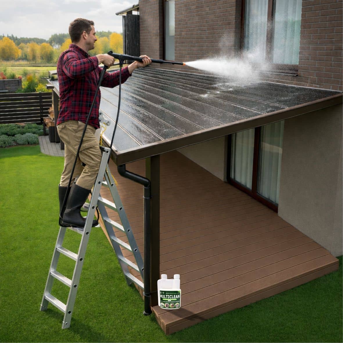 MULTICLEAN Greenhouse & Outdoor Cleaner 500ml - Image 3