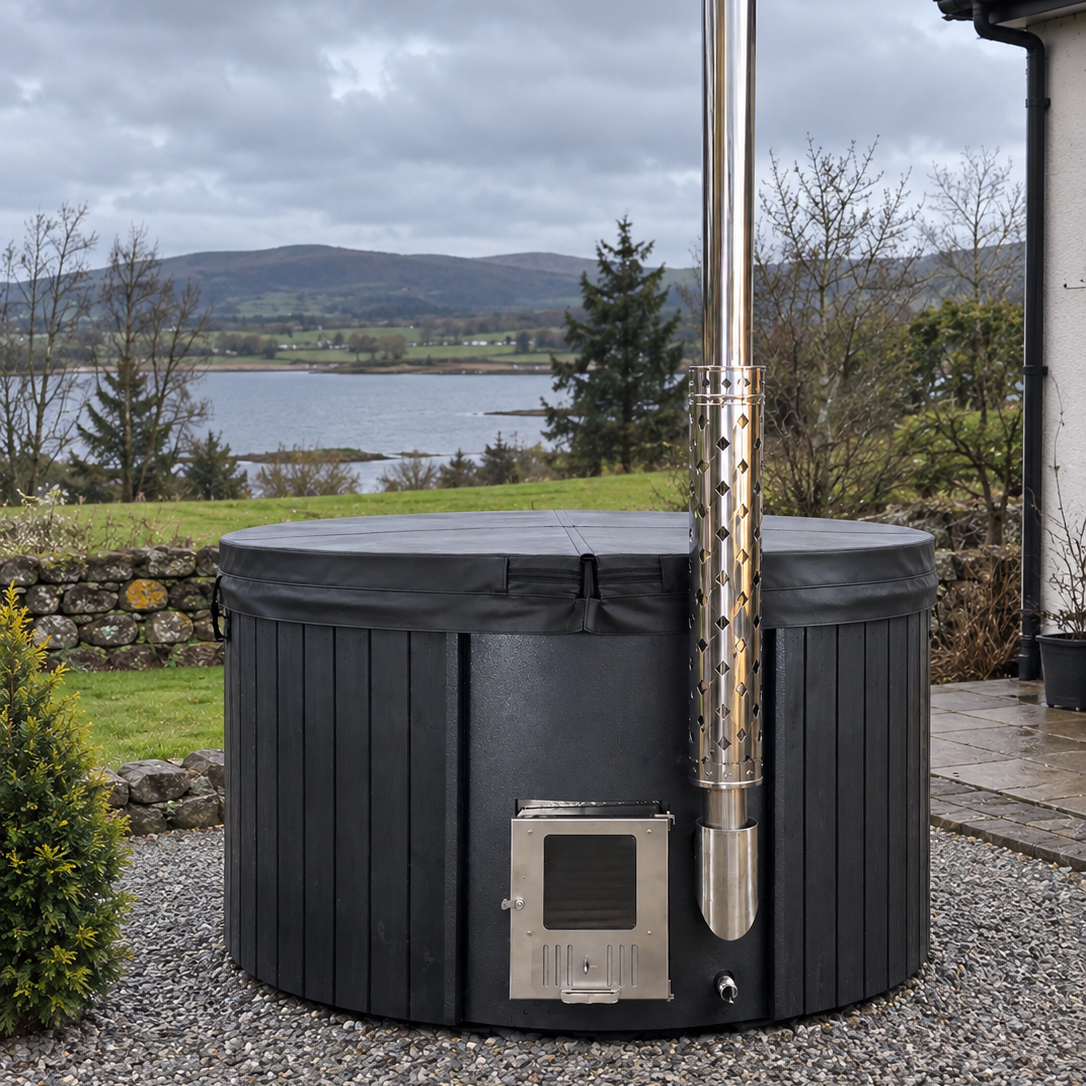 Integrated Wood-Fired Hot Tub – Hydro & Air Massage - Image 2