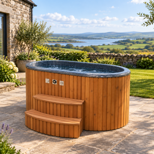 Duo Wood-Fired Hot Tub – Air Massage
