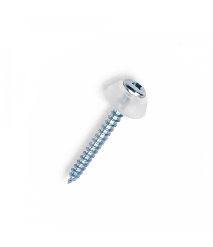 50mm Wood Screws with Clear Washer for Polycarbonate (50 pcs)